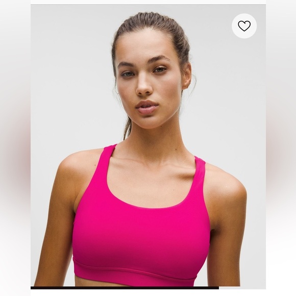 lululemon athletica Fuchsia Energy Bra - Medium Support - Picture 3 of 6